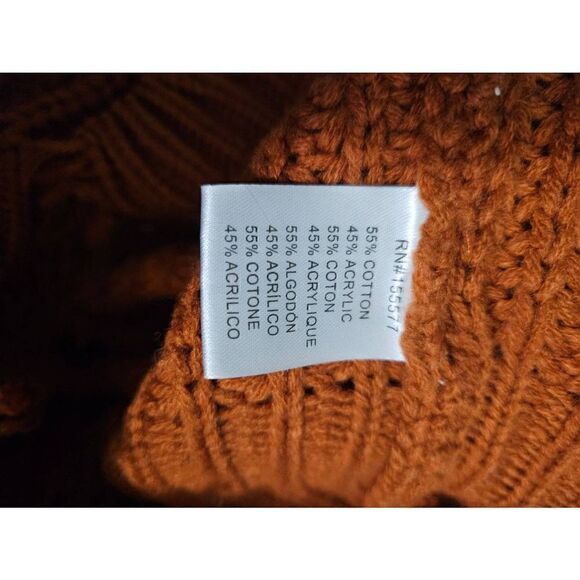 Miracle burnt orange sweater. Size M/L. - Picture 5 of 6